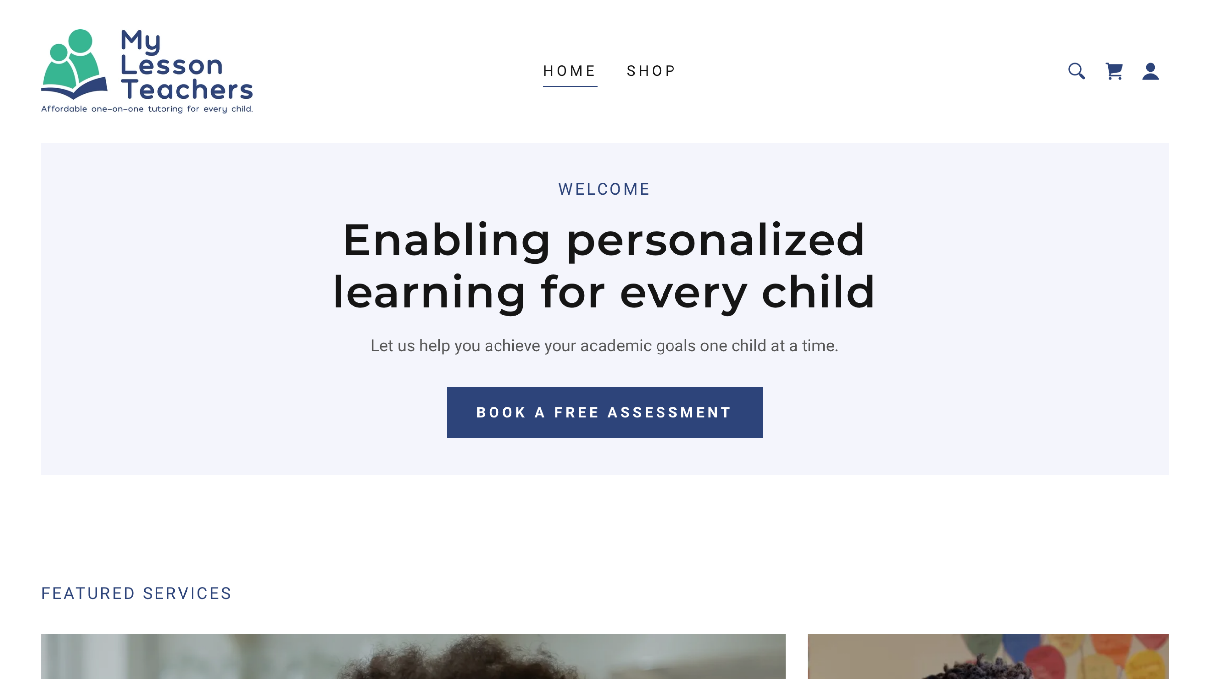 Original Website Navigation Bar